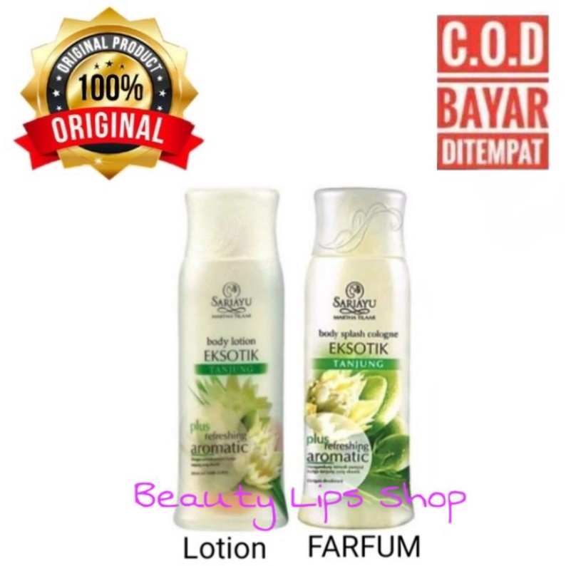 Sariayu Cologne Eksotic Tanjung 150ml  Original 100% / Hand Body Lotion Tanjung 150 ml Tanjung Sari Ayu / Body Splash Colognt / Sariayu Tanjung / Sariayu Body Mist Tanjung