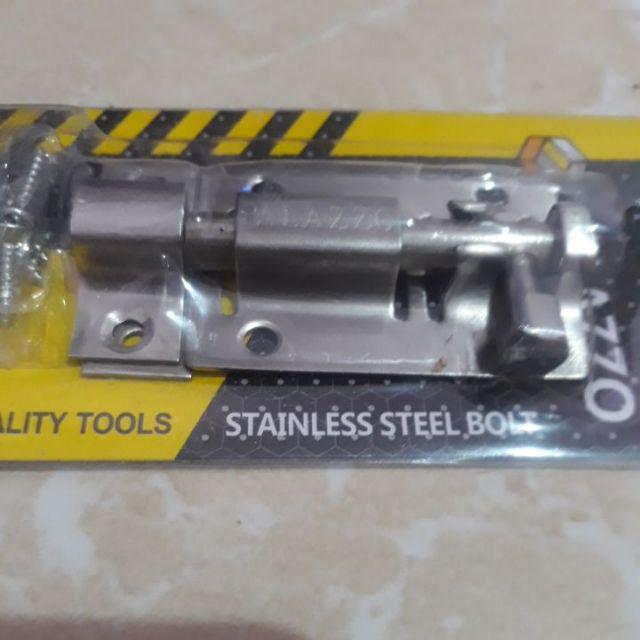 Grendel 2 Inc Stanlis Selot Pintu Kunci Jendela Kunci & Selot