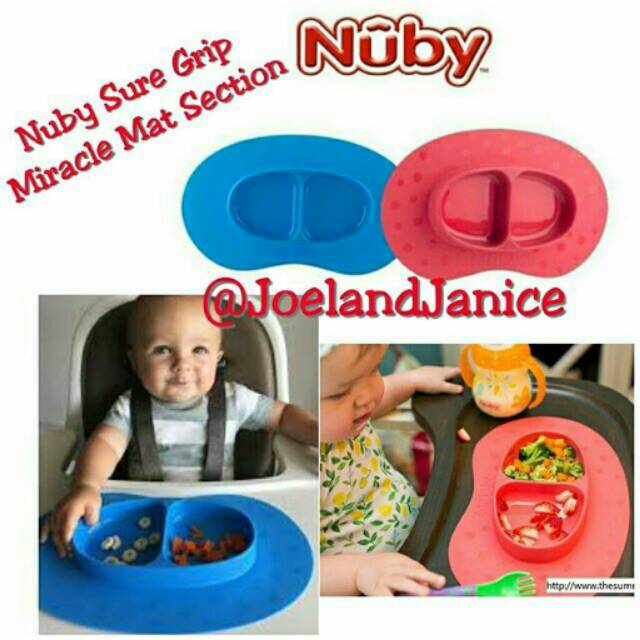 Nuby Sure Grip Miracle Mat &amp; Section Plate (6M+)