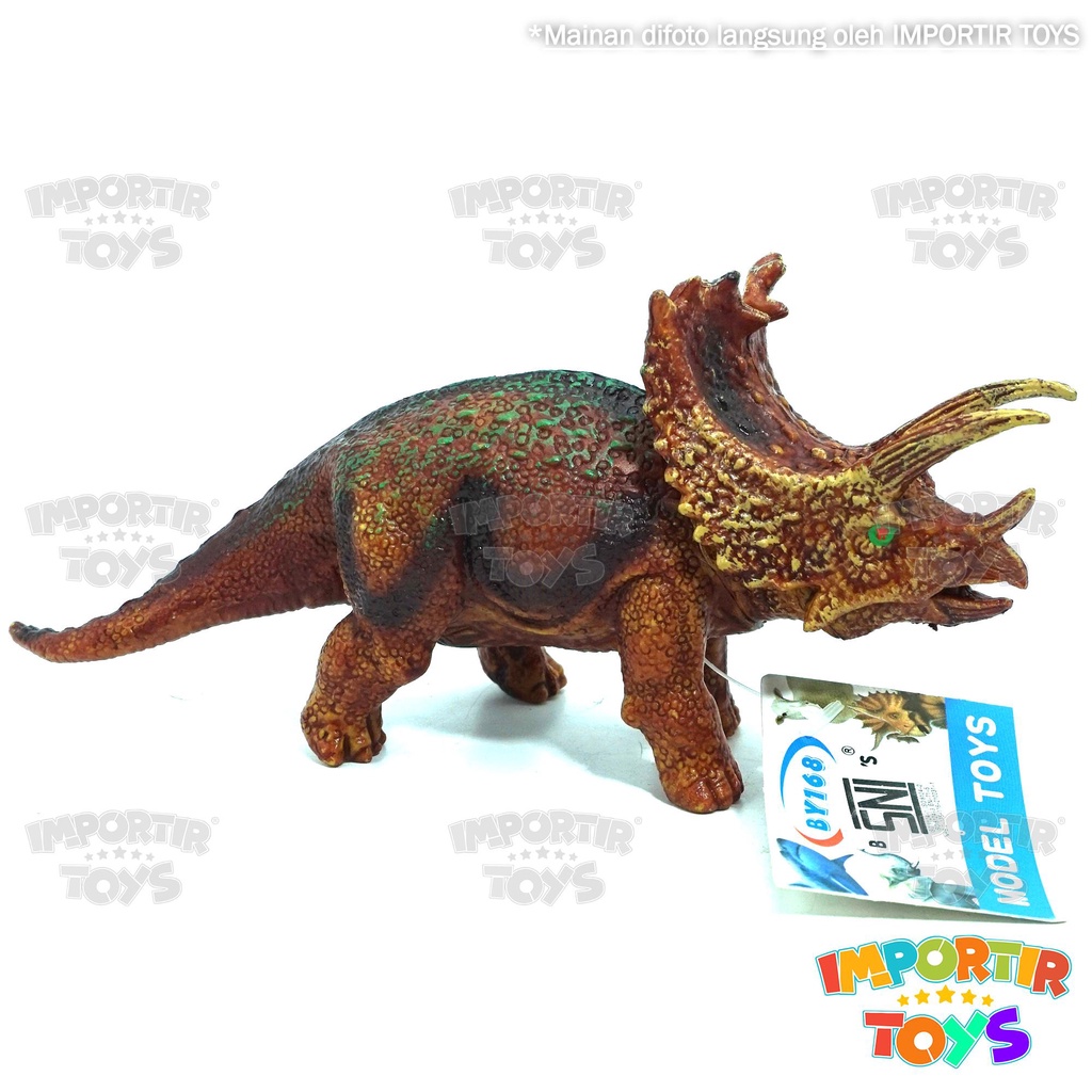 Dinosaurus Jurrasic Park Karet 7 Inch Figure Anak Mainan Dinosaurus