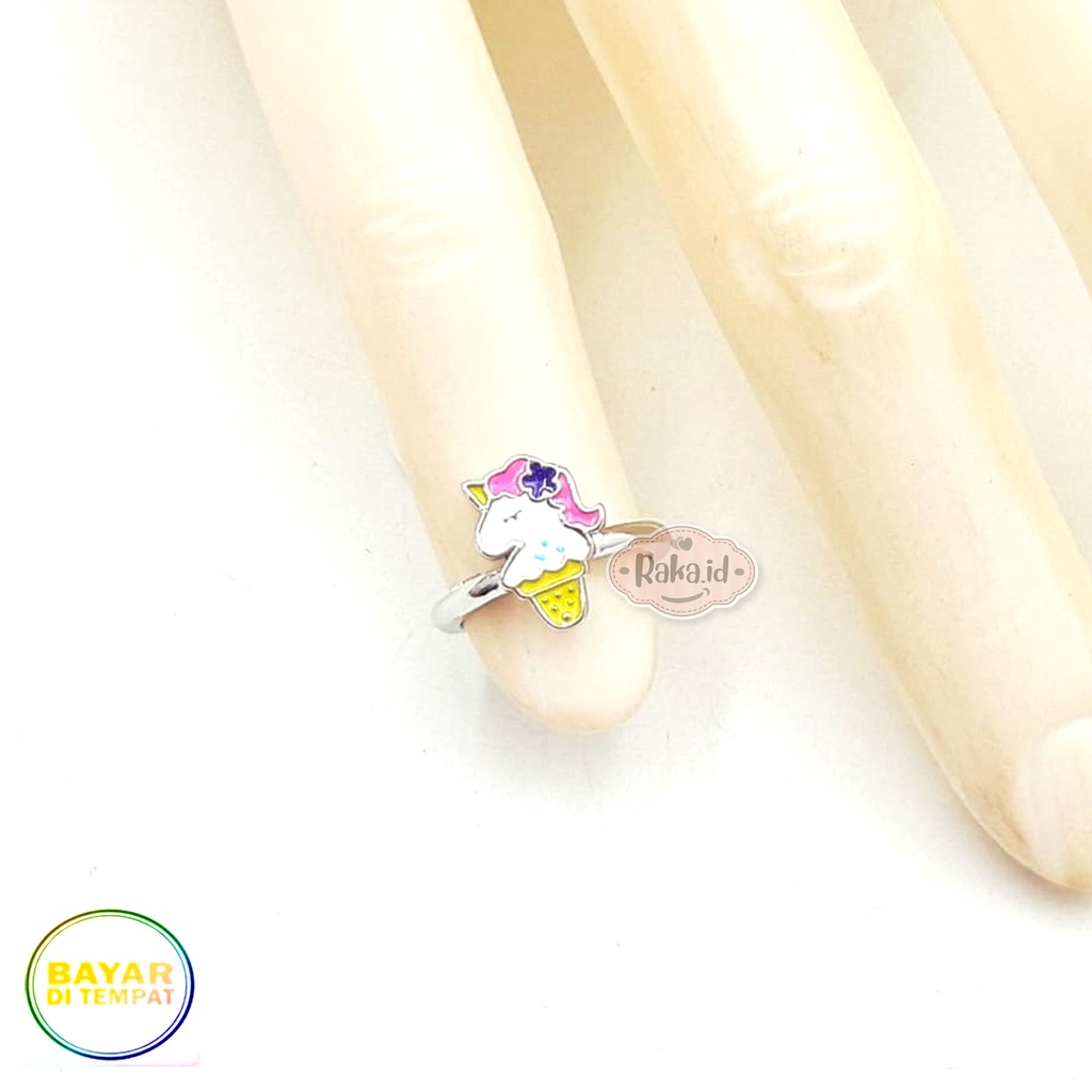 Raka Acc - Cincin Anak Balet Silver Perhiasan Cantik Anak Lapis Emas 18k 801