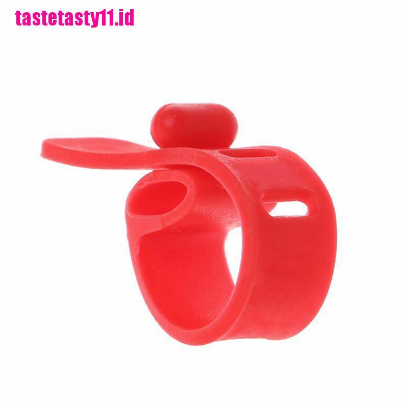 【TTID】Silicone Data Cable Organizer Headphone Cord Finishing Buckle Wrap Tie St