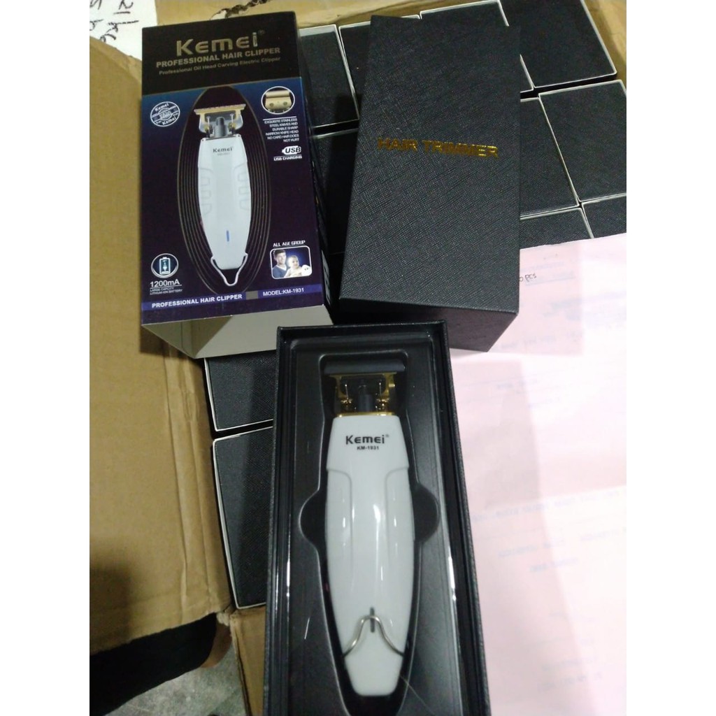 Kemei Km-1931 Alat Cukur Jenggot / Kumis T-Outliner Profesional KM 1931