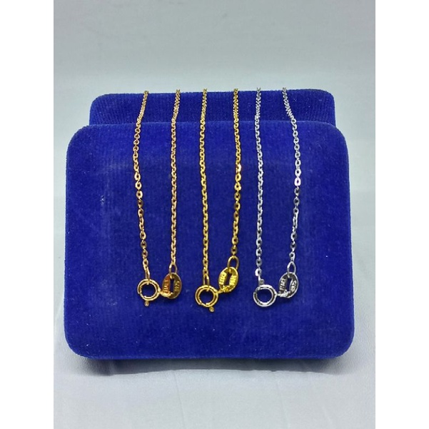 KALUNG RANTAI MINI NORI VENSY / KALUNG PERAK ASLI SILVER 935 LAPIS EMAS / KALUNG FASHION WANITA TERBARU