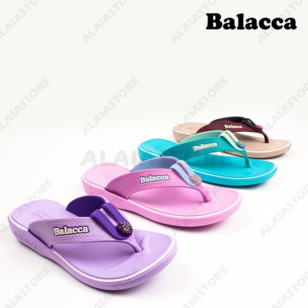 Sandal Japit perempuan permata Balacca (007-L) / sendal jepit perempuan ukuran 30-40