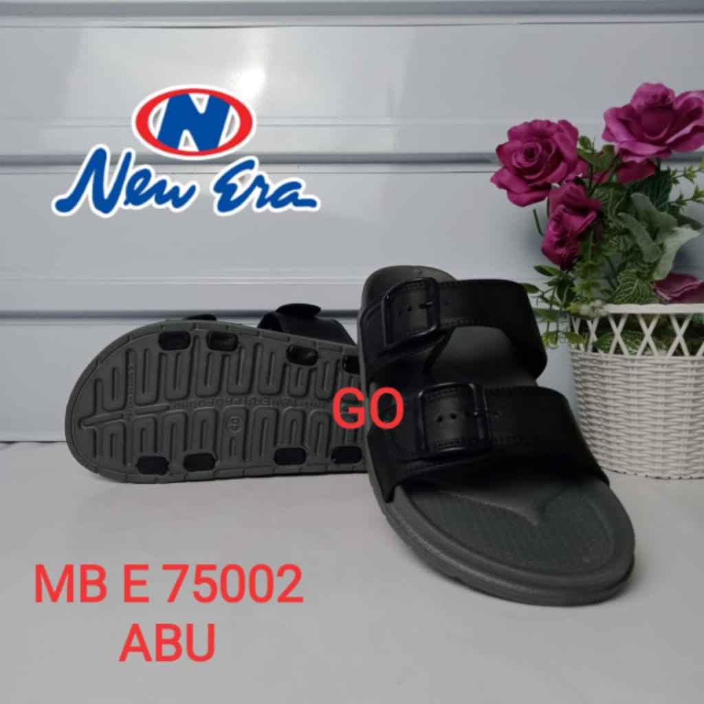 gos NEW ERA MB E 75002 Sandal Selop Pria Dewasa Casual Sehari-hari Terbaru size 39-44