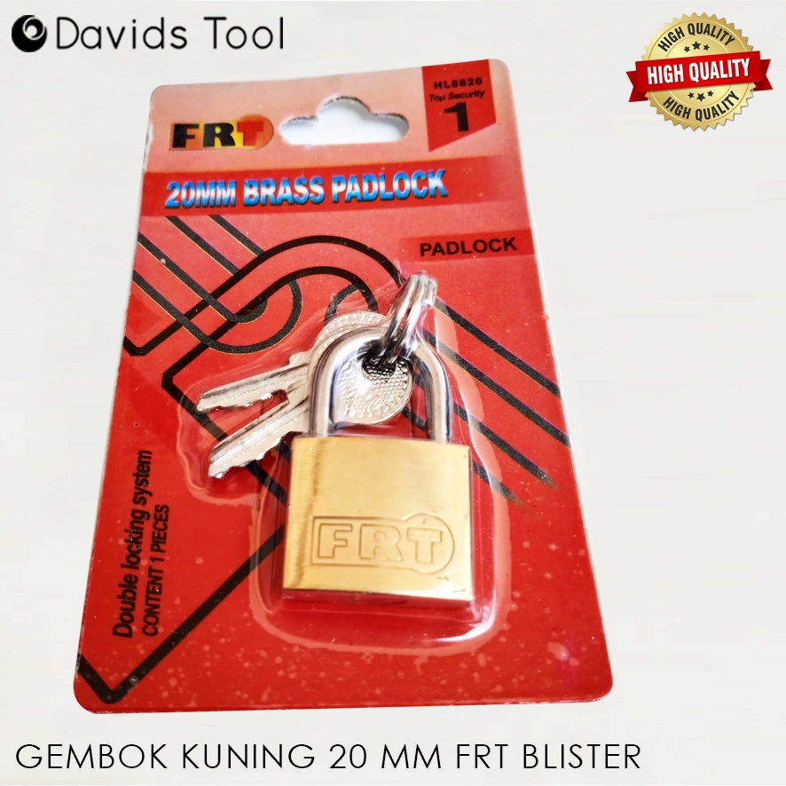 Gembok Koper Kecil Tas Kotak Kuningan 20 mm