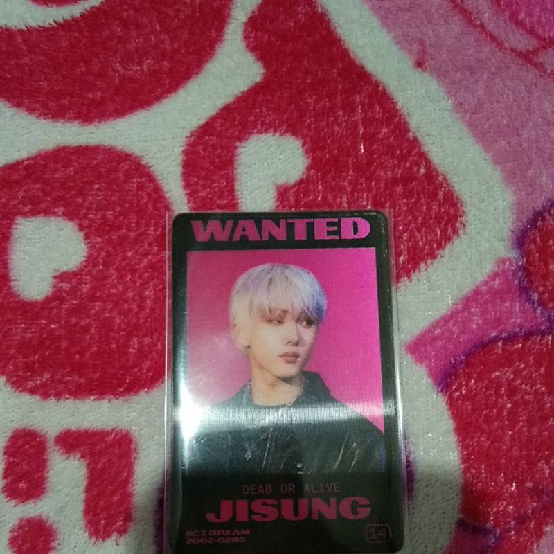 photocard jisung lenti glitch