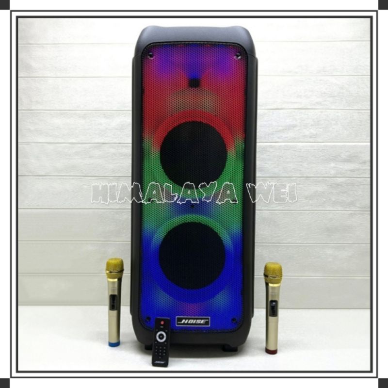 Speaker Portable Wireless Noise 899 S Hive Double 10 inch Bluetooth
