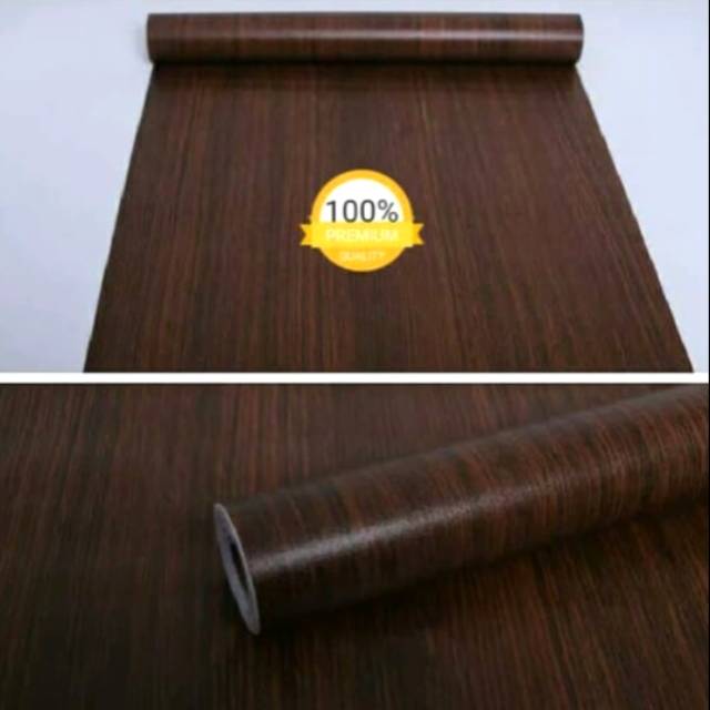 Wallpaper Kayu Coklat Brown Wood 10m | Shopee Indonesia