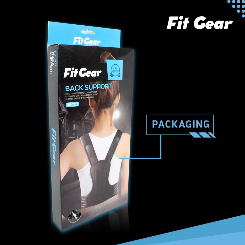 Back Support / Pelindung Punggung Fit Gear No 7673