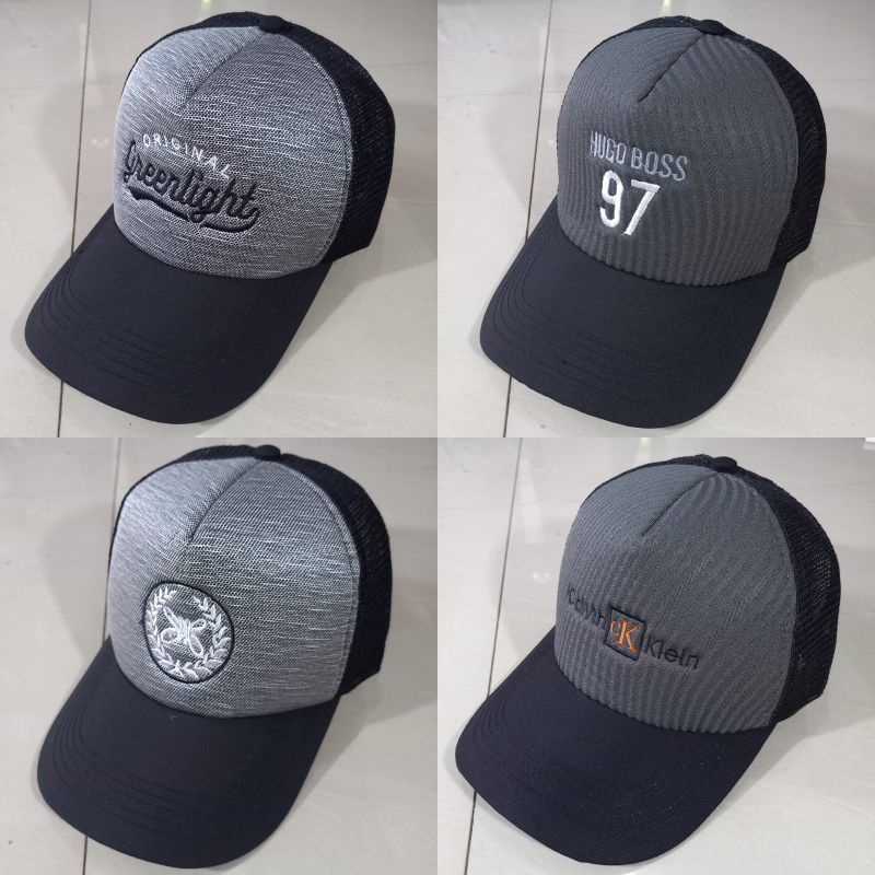 Topi Pria Jaring/Topi Trucker Jaring