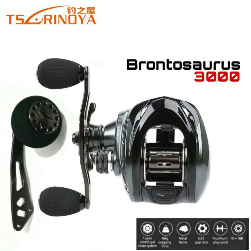 Reel Heavy Casting Tsurinoya Brontosaurus 3000