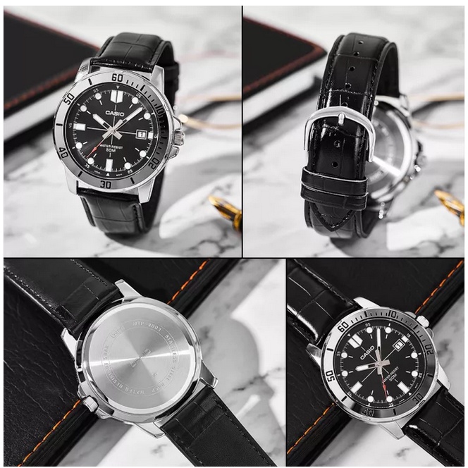 Jam Tangan Pria Casio MTP-VD01 - Jam Tangan Pria Keren Pria Tali Kulit