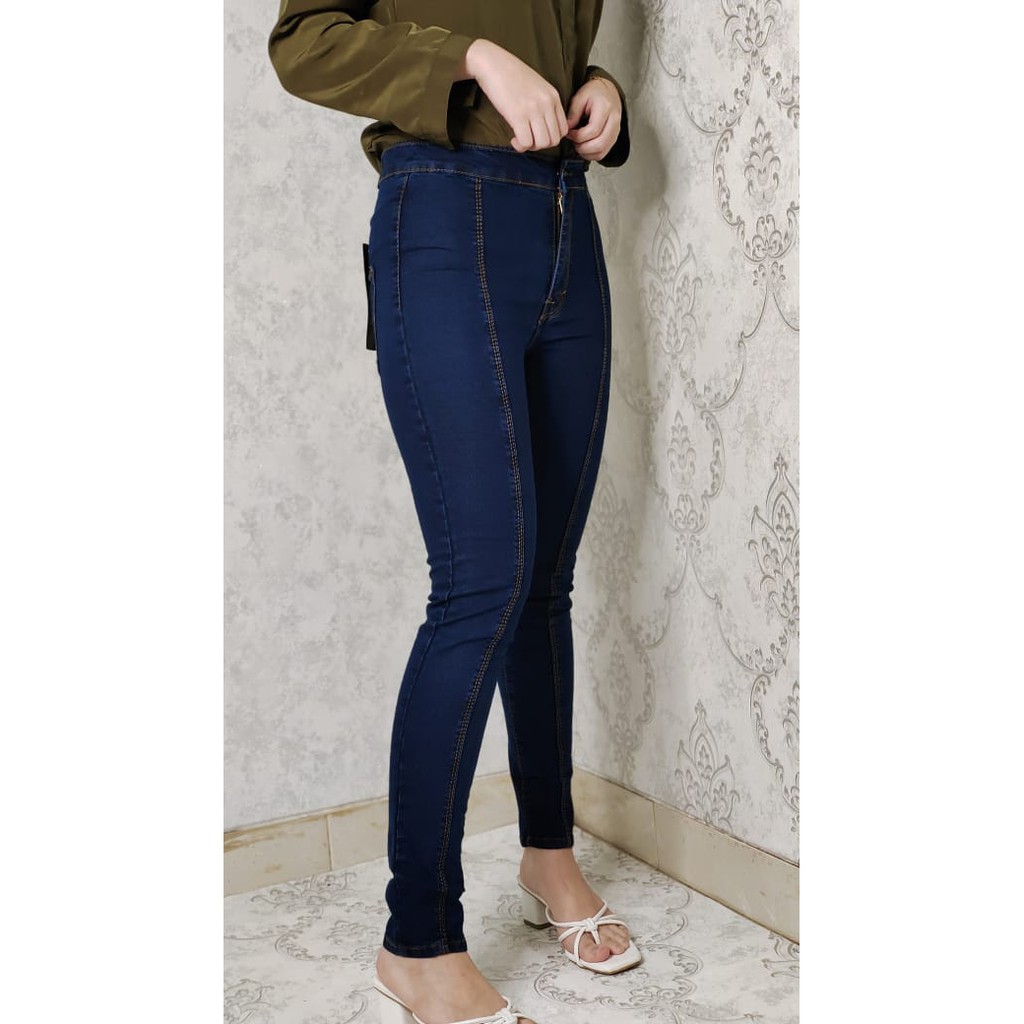 CATHERINE-JEANS FRONT LINE/JEANS WANITA NEW MODEL/CELANA WANITA TRENDY