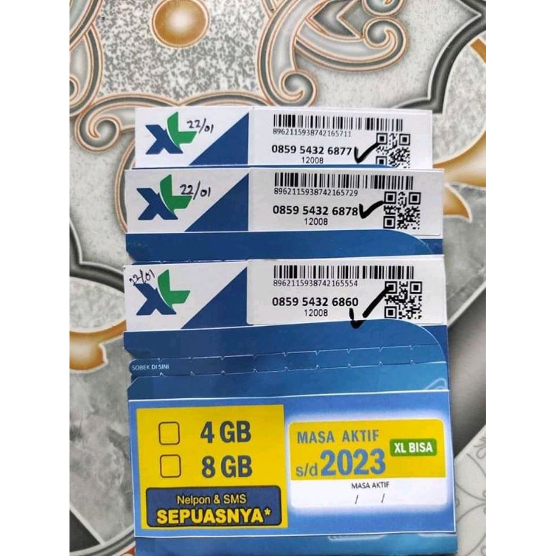 XL MASA AKTIF 3 TAHUN DAN KUOTA 4 GB