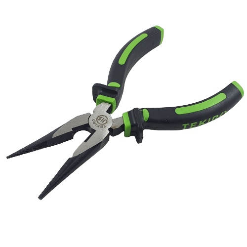 Tang Lancip Jepit 6 inch Tekiro Long Nose Pliers 6inch PL-LN0760