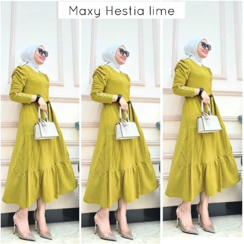 Dress bangkok polos Hestii HD Tunik polos DRESS IMPORT MURAH