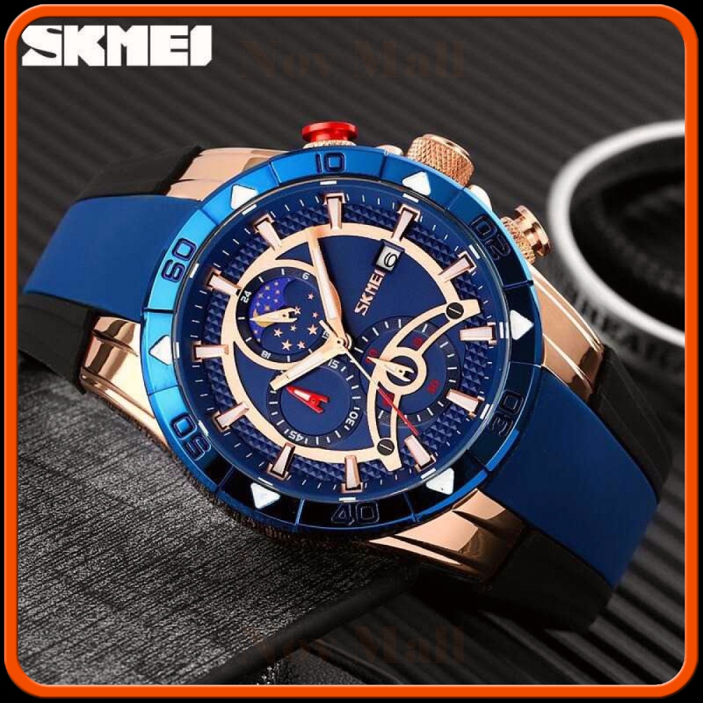 SKMEI Jam Tangan Mechanical Pria Automatic Quartz Movement - 9270