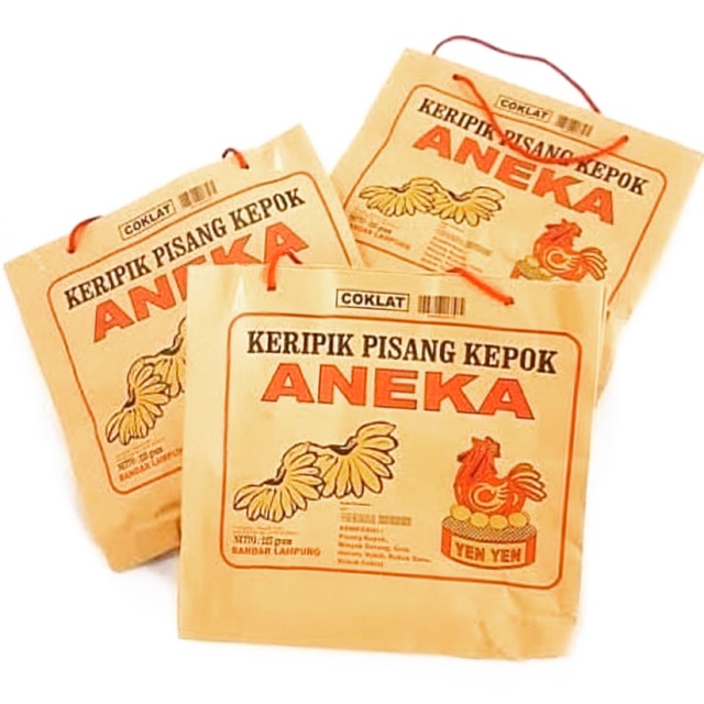 

READY BANDUNG KERIPIK PISANG ANEKA YEN YEN COKLAT