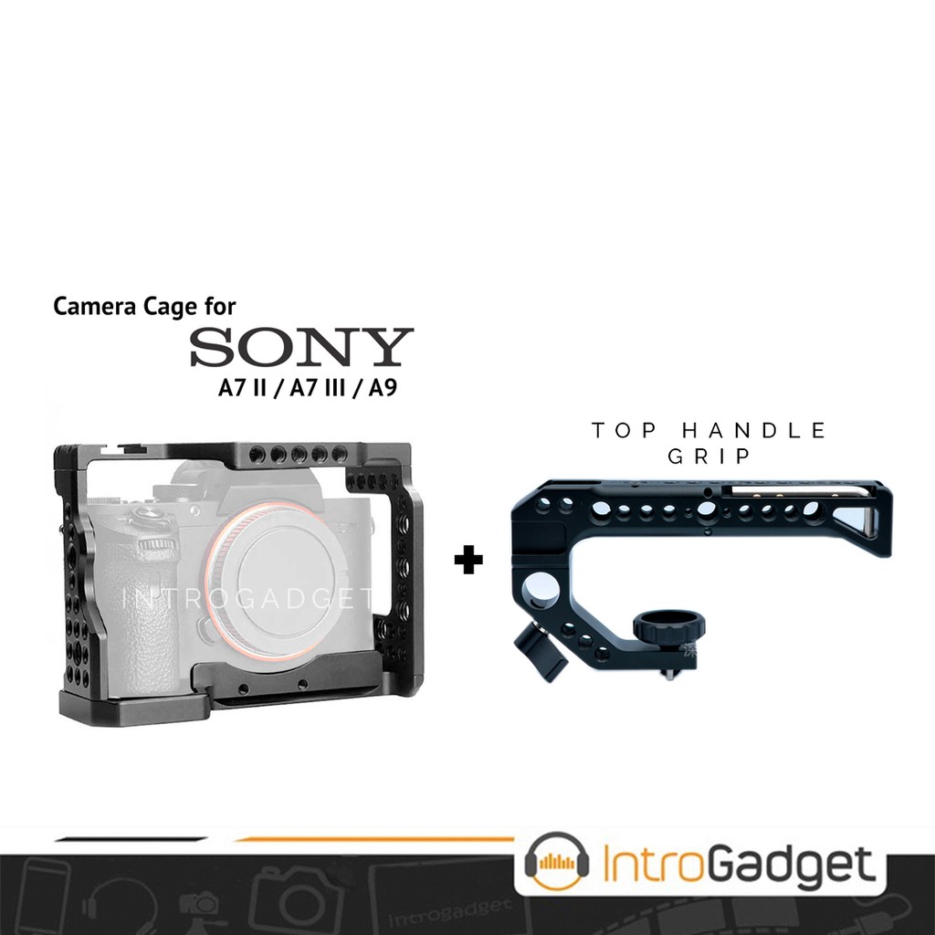 Cage Rig Sony A7II A7III SmallRig UURig Andoer Plate Metal Paket Top Handle