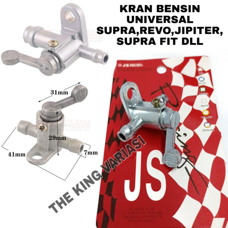 KRAN BENSIN MOTOR/KRAN BENSIN MOTOR UNIVERSAL 1/4 KRAN BENSIN SILVER/KRAN BENSIN