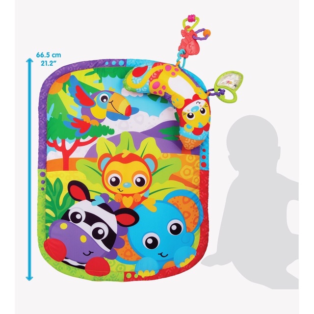 Playgro Zoo Play Time Tummy Mat &amp; Pillow