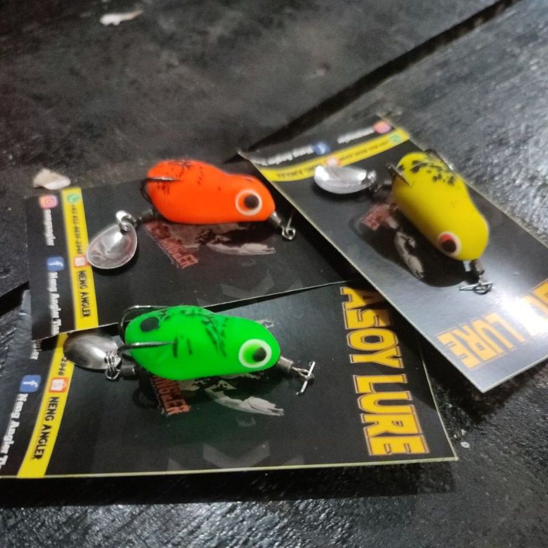 SOFT FROG MINI 3CM ASOY LURE (NENG ANGLER) I UMPAN CASTING IKAN GABUS