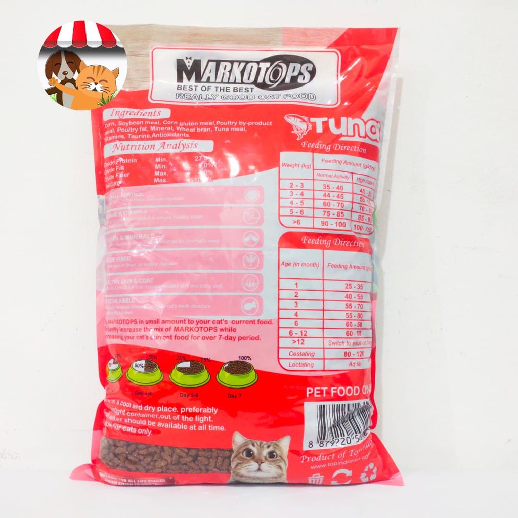 Markotops Tuna 1kg - Makanan Kucing Cat food