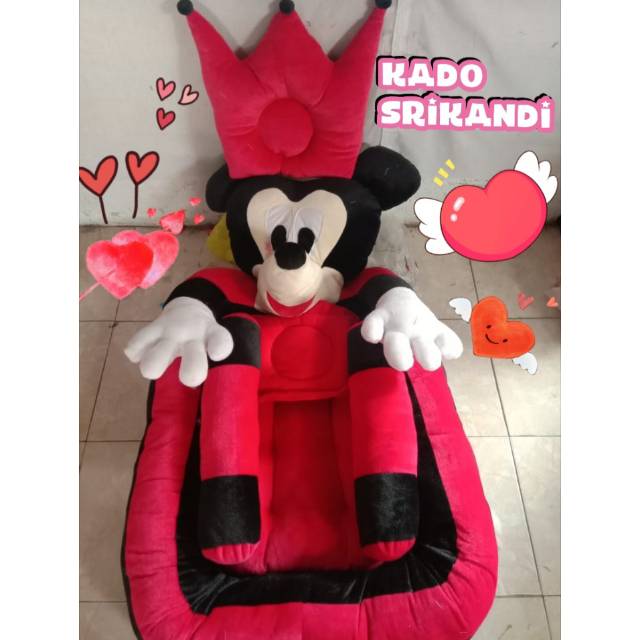 Kasur bayi fullset karakter mickey mouse
