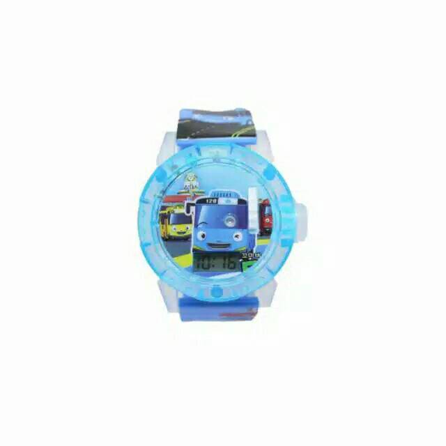 Jam Tangan Anak&quot; Laser Tayo Rubber(Dikirim Dari Jakarta)