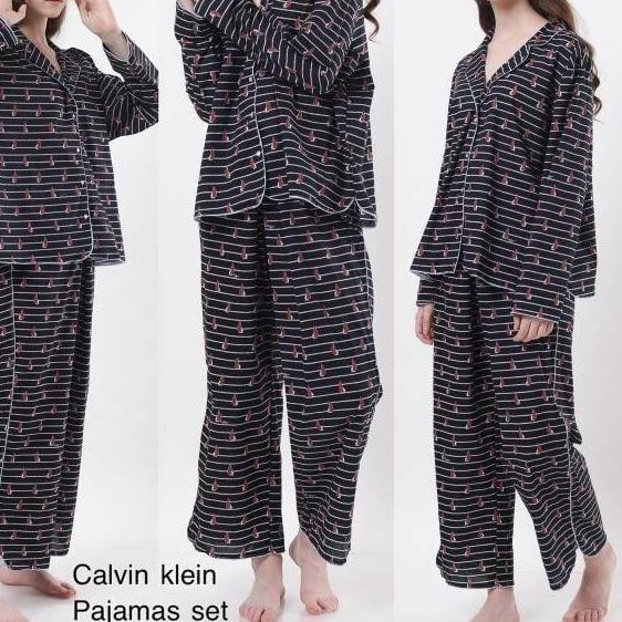 calvin klein pajama set