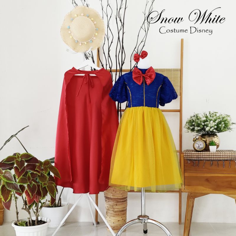 Snow White disney dress / dress snow white anak dan dewasa murah