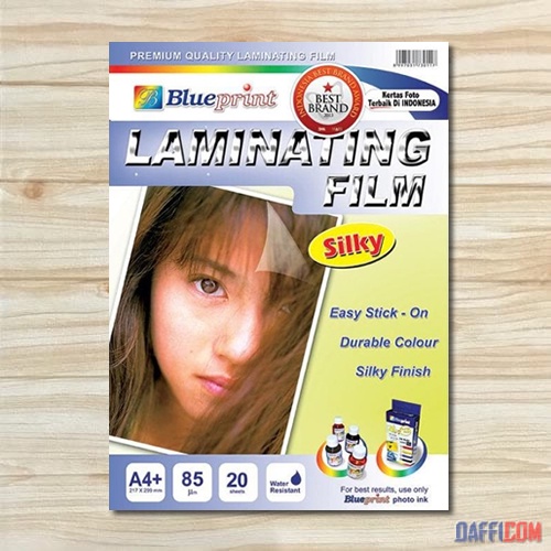 

BLUEPRINT LAMINATING SILKY 85 GSM A4 20 LEMBAR