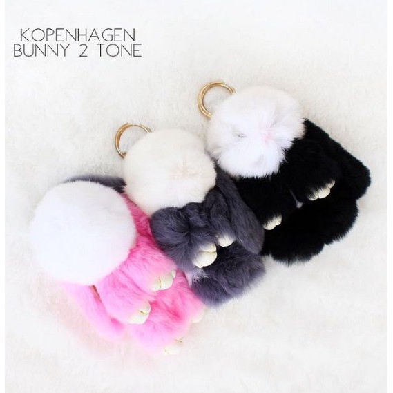 Gantungan tas Boneka Bunny | KopenHagen Bunny 2 Tone