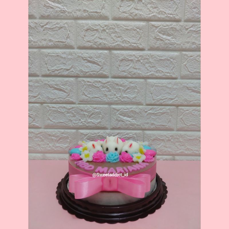 

Pudding Bunny / pudding kelinci / pudding ulang tahun / kue ultah / puding