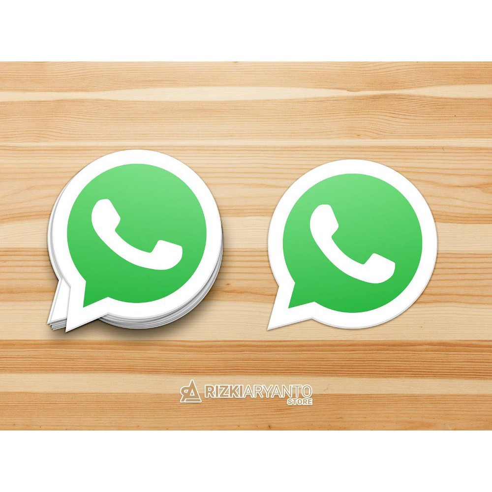 Sticker - Stiker Logo Whatsapp untuk PC Laptop HP Dll
