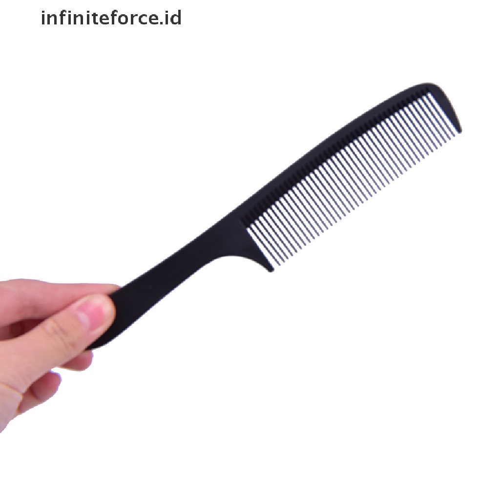 (Infiniteforce.Id) Sisir Rambut Profesional 11 Gaya Bahan Karbon Anti Statis Untuk Salon