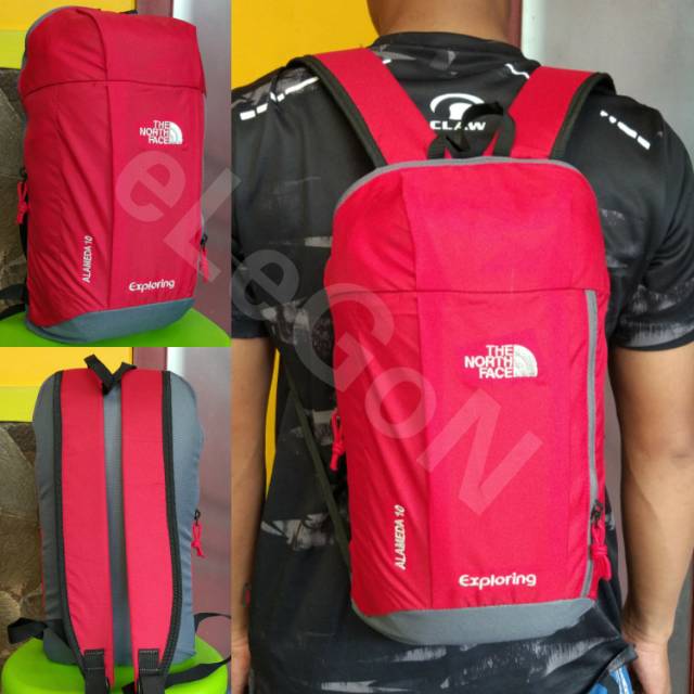 Mini Daypack Tas Ransel TNF The North Face Exploring Alameda 10L Merah Summits Tracking