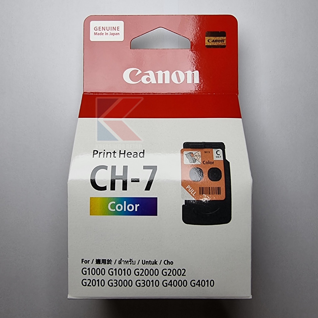 Canon Printhead Print Head Cartridge CH-7 CH7 Color (Pengganti CA92, untuk G1010 G2010 G3010 G4010)
