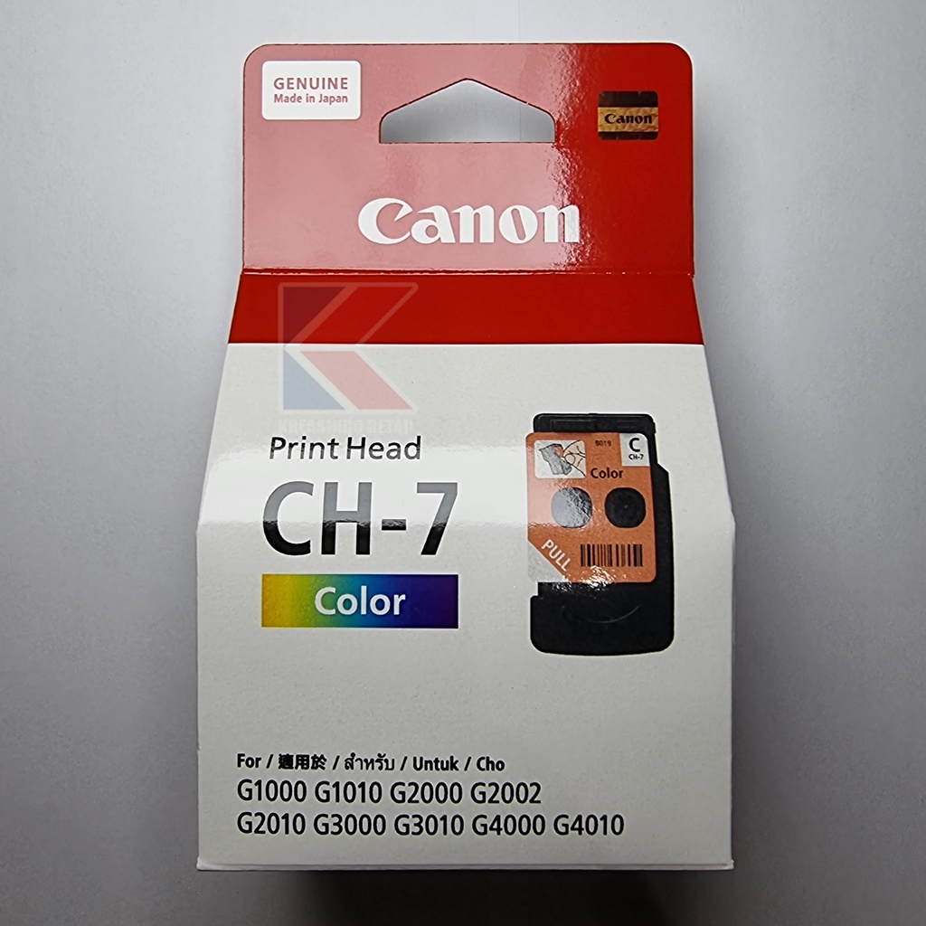 Canon Printhead / Print Head CH-7 CH7 Color (Pengganti CA92, untuk G1010 G2010 G3010 G4010)