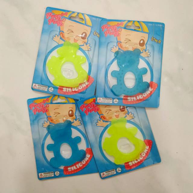 Pangpang Gigitan bayi Teether gigi bayi silicon SNI