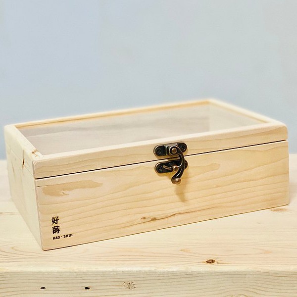 

Box kayu 25x15x8 wooden box kotak kayu tutup engsel akrilik acrylic