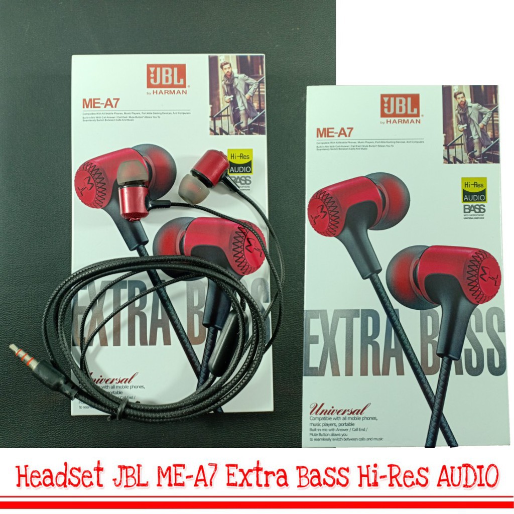 Headset J ME - A7 Extra Bass Universal Earphone [KK]