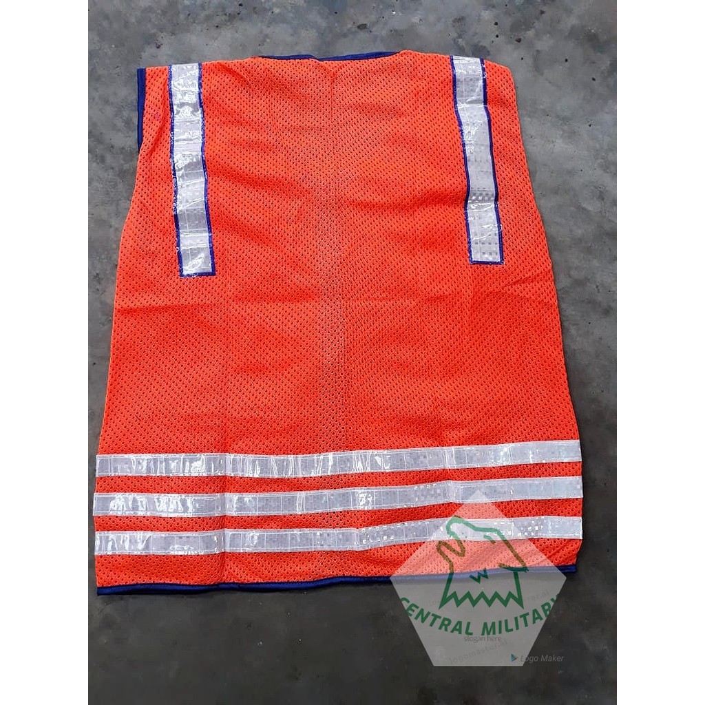 Rompi Jaring Safety/ Rompi Parkir Polos/ Rompi Proyek