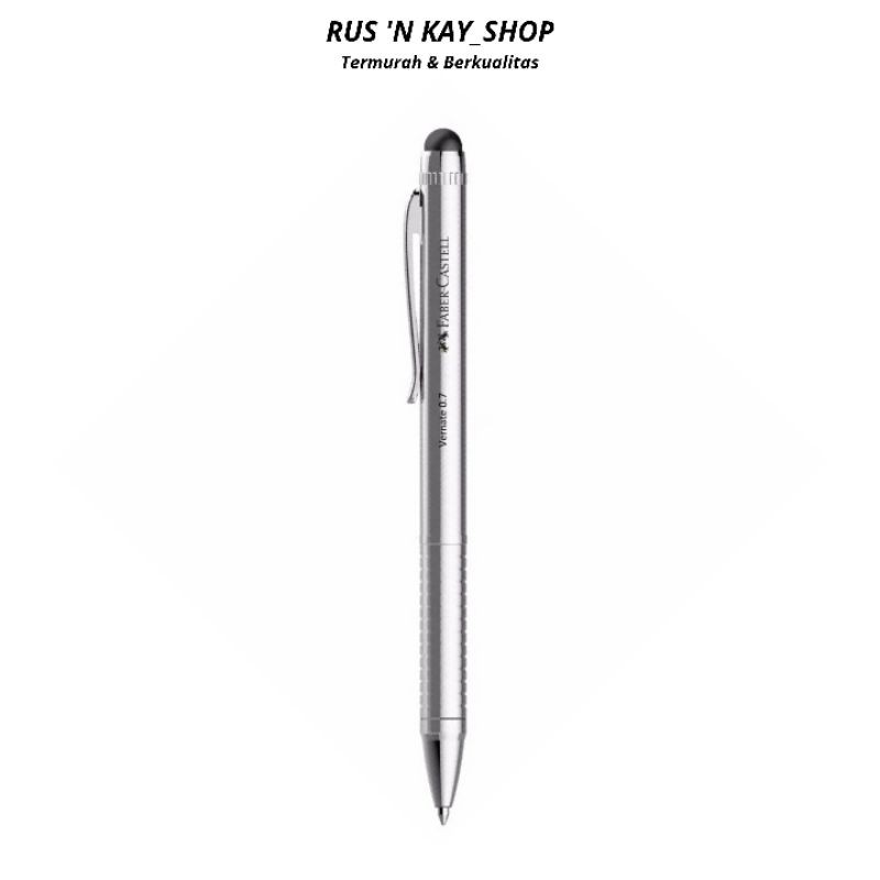 Faber-Castell Vernate Stylus Pen 3 in 1 for android/smartphone (SILVER Barrel)