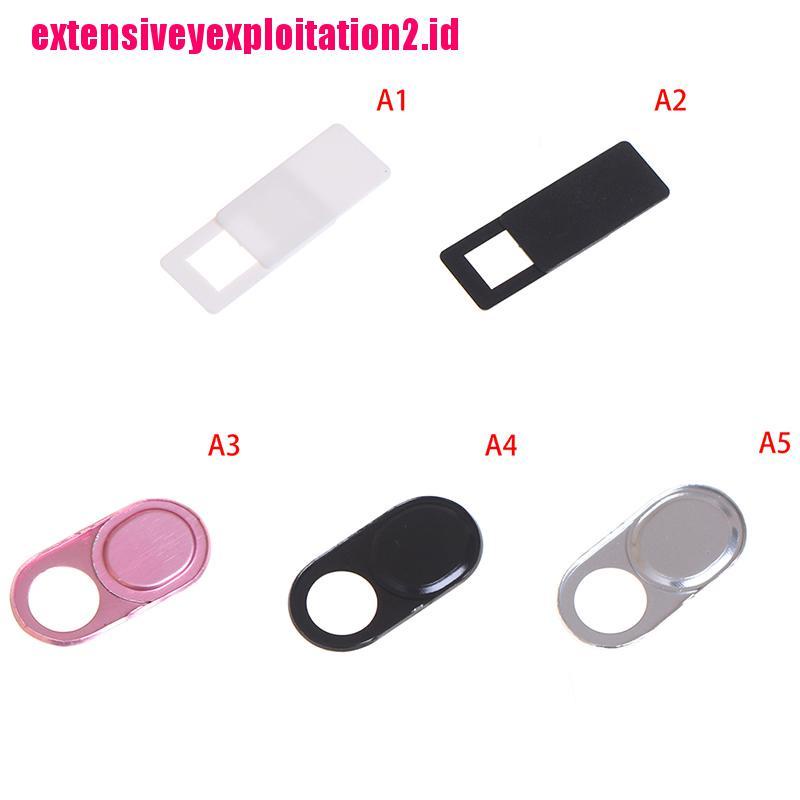 &lt; E2id &amp; &gt; Cover Pelindung Kamera Webcam Bahan Plastik Untuk Handphone / PC / Laptop