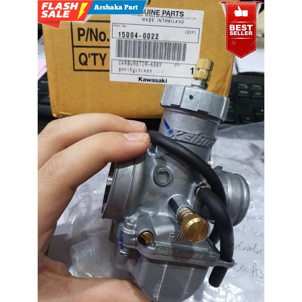 PROMO KARBURATOR CARBURATOR NINJA R RR PE28 MIKUNI ASLI KAWASAKI 15003-1632 PASTI ASLI ORIGINAL