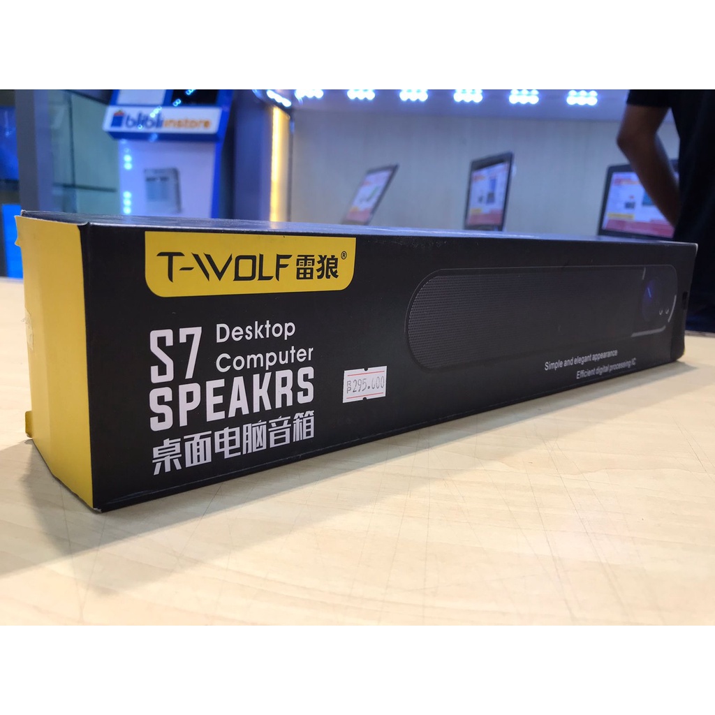 AUDIO SPEAKER T-WOLF S7 SOUNDBAR SPEAKER BLUETOOTH