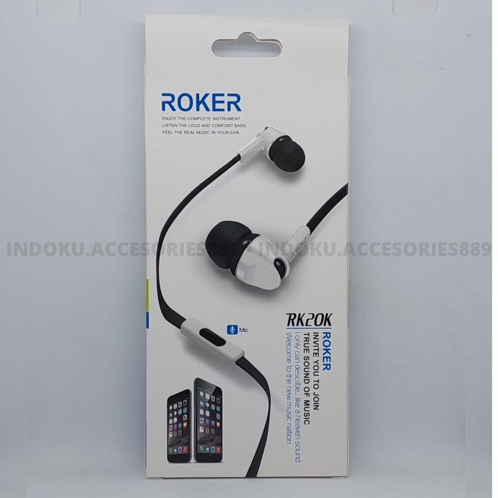 Headset Roker Extra Bass RK20K HF Roker